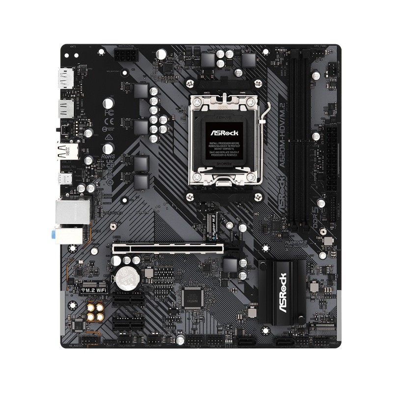 A620M-HDV/M.2 - Motherboard - micro ATX - Socket AM5 - AMD A620 Chipsatz - US...